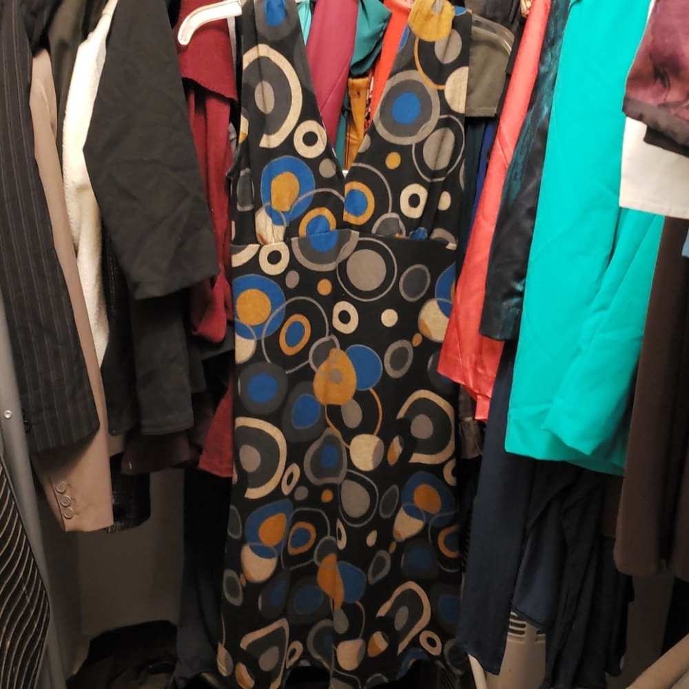 Cute pattern sleeveless dress